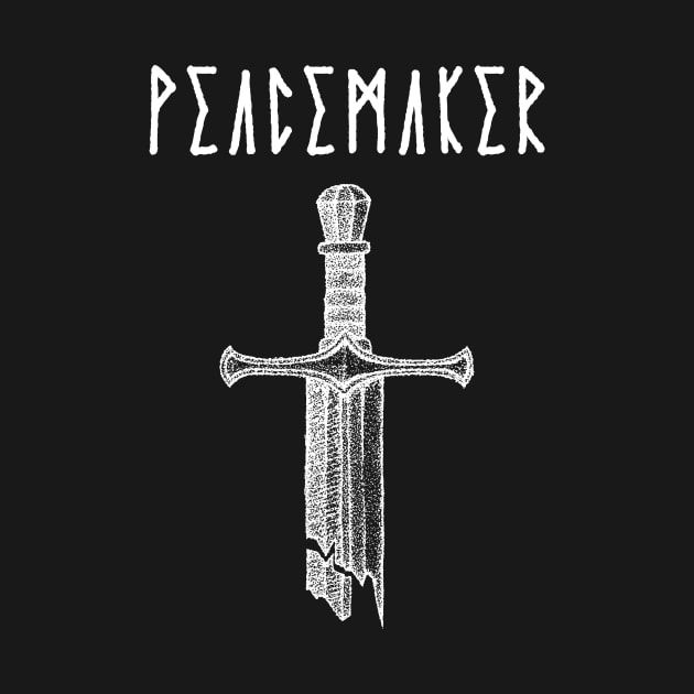 Peacemaker Gothic Broken Sword Runes by thecamphillips