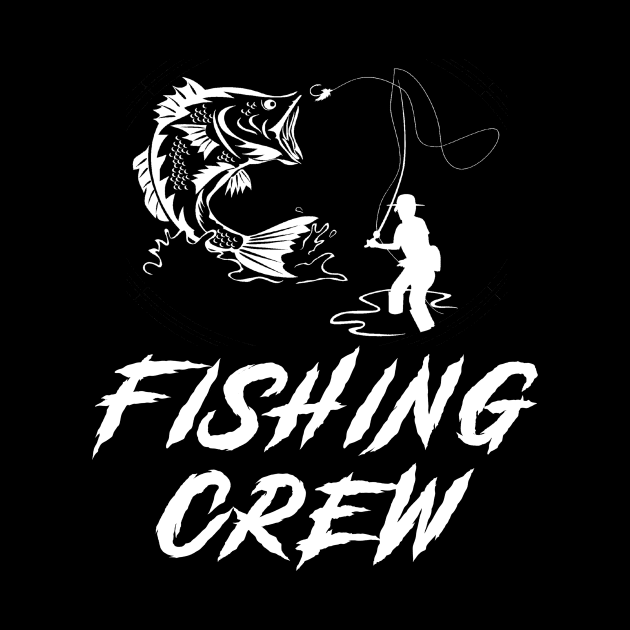 Fishing Crew Awesome Tee: Reeling in Laughter! by MKGift