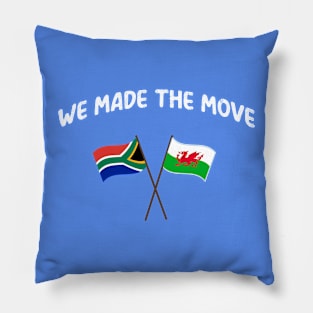 South Africa we made the move to Wales Snowdonia Pillow