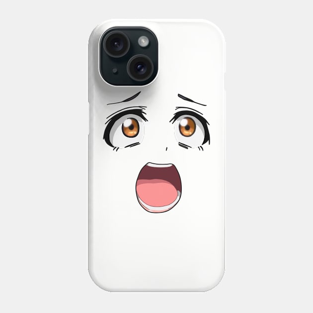 Anime face Phone Case by Qwerty