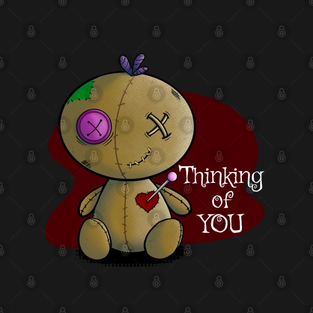 Thinking of You Voodoo Doll Valentine by Fun4theBrain