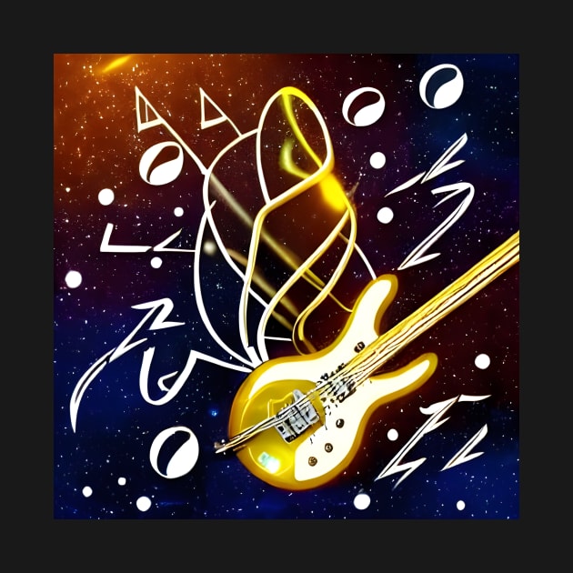 Cosmic Guitar Entity by ArtNuggets4U