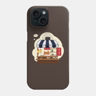 Fox San and his Onigiri Stand Phone Case