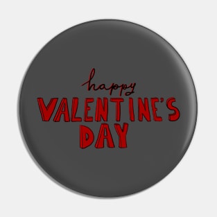 Happy Valentine's Day Pin