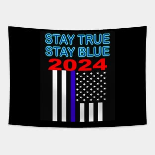 Back the Blue Flag shirt, Stay True, Stay Blue Tapestry