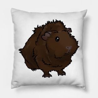 Brown Abyssinian Guinea Pig Pillow