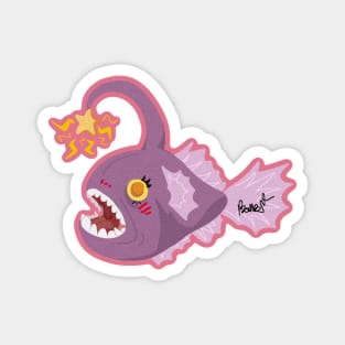 Anime-girl Angler fish Magnet