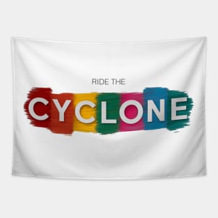 RIDE THE CYCLONE Tapestry