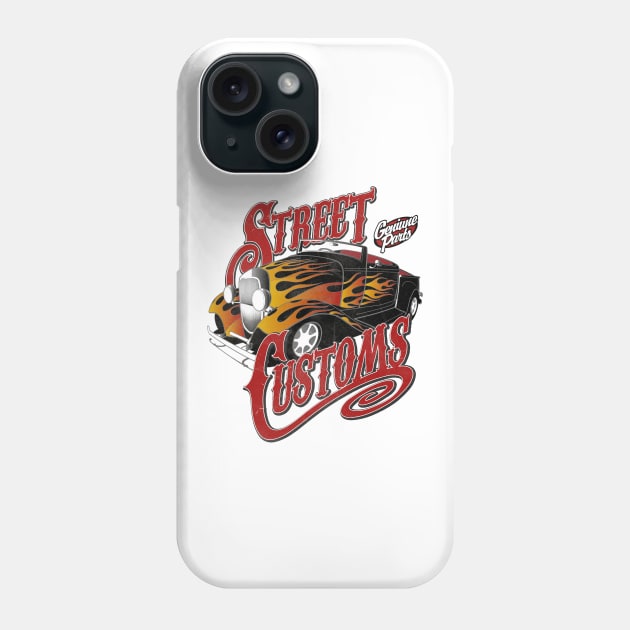 STREET CUSTOMS RIDE Phone Case by kaliyuga