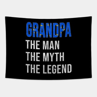 Grand Father European Union Grandpa The Man The Myth The Legend - Gift for European Union Dad With Roots From  European Union Tapestry