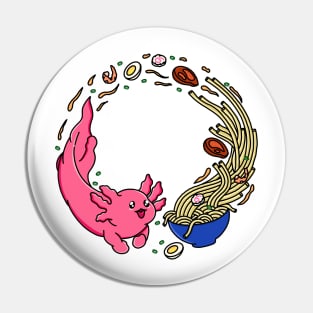 Ramen Axolotl Pin