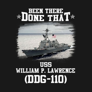 USS William P. Lawrence DDG-110  Veterans Day Christmas Gift T-Shirt