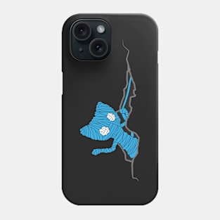 Unravel 2 blue comes out of its hole Phone Case
