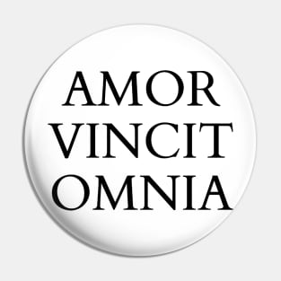 Cupid Vincit Omnia - Love defeats everything T-shirt Pin