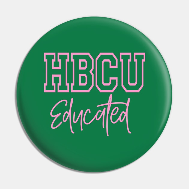 HBCU Educated Design Pin by OTM Sports & Graphics