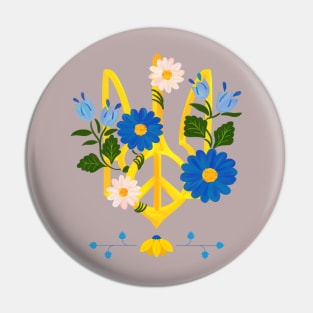 Make Peace Not War Pray For Ukraine. Visit my store:Atom139 Pin