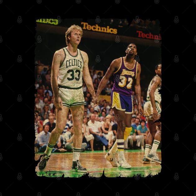 Magic Johnson vs Larry Bird, Made Their NBA Debuts by Wendyshopart