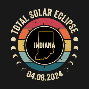 Indiana Total Solar Eclipse 2024 American Totality April 8 T-Shirt