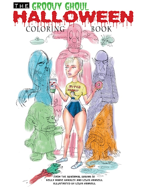 Groovy Ghoul Coloring Book 2 Kids T-Shirt by Groovy Ghoul