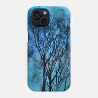 Trees - from the Blue Phase by artist J.M Phone Case