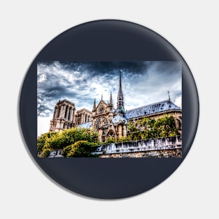 Notre Dame de Paris, Dramatic sky Pin