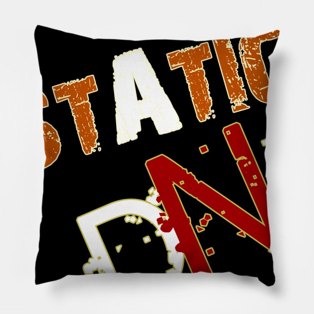 Static DNA Logo Pillow by Chinoutu007