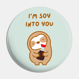 I’m So Into You Soy Sauce Sloth Pin