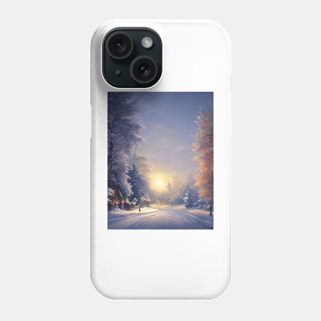 Daybreak Town Phone Case by Fantasyscape