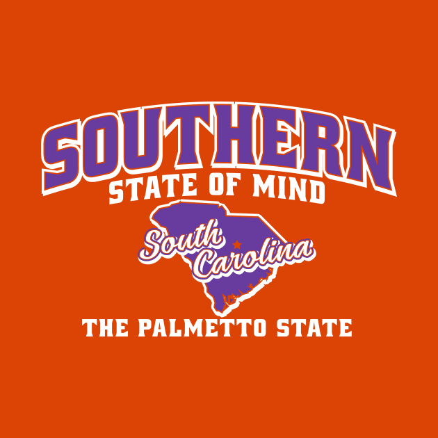 Southern State of Mind - Orange by 316CreativeGroup