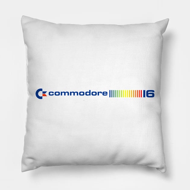 Commodore 16 - Version 1 Pillow by RetroFitted