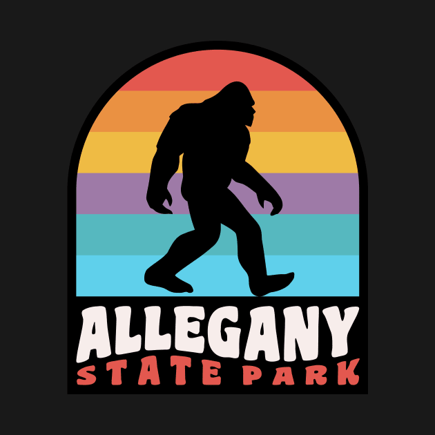 Allegany State Park New York Bigfoot Sasquatch Camping Hiking by PodDesignShop