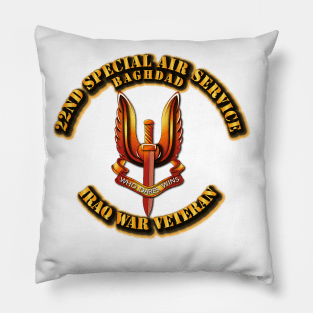 Iraq War Vet - 22nd SAS - BaghdadIraq War Vet - 22nd SAS - Baghdad Pillow