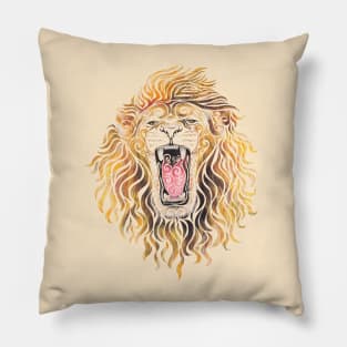 Swirly Lion Pillow