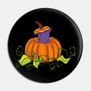 Pumpkin Cat - Cute Halloween Kitty Pin