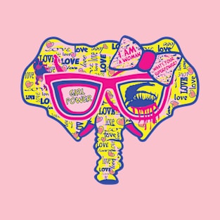 Girl Power Leah The Elephant T-Shirt