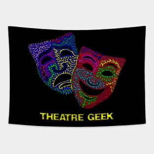 Theatre Geek - Comedy & Tragedy Masks Tapestry