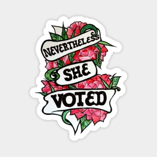 Nevertheless she Voted Magnet