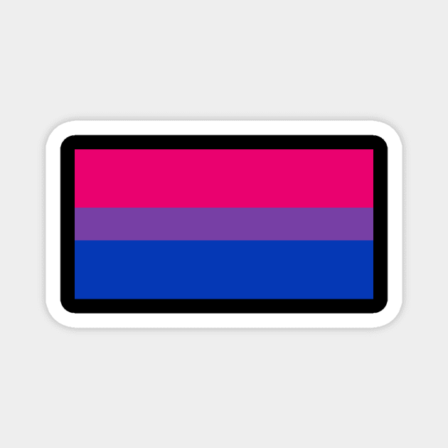 Bisexual Flag Magnet by Outcast Sagittarius