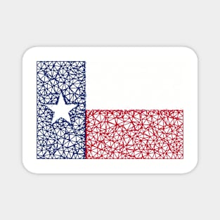 Low Poly Texas Flag Magnet