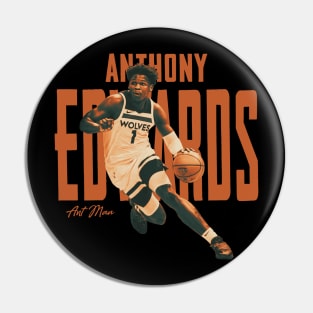 Anthony Edwards Retro Pin