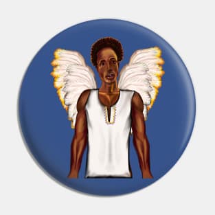 The Best Valentine’s Day Gift ideas 2022, Afro angel - angel with curly Afro hair Pin