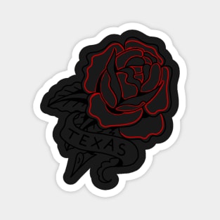 Simplistic Rose Magnet