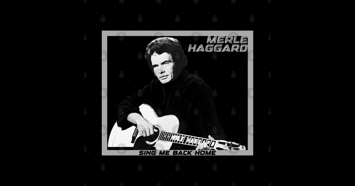 Merle Haggard - Merle Haggard - Sticker | TeePublic