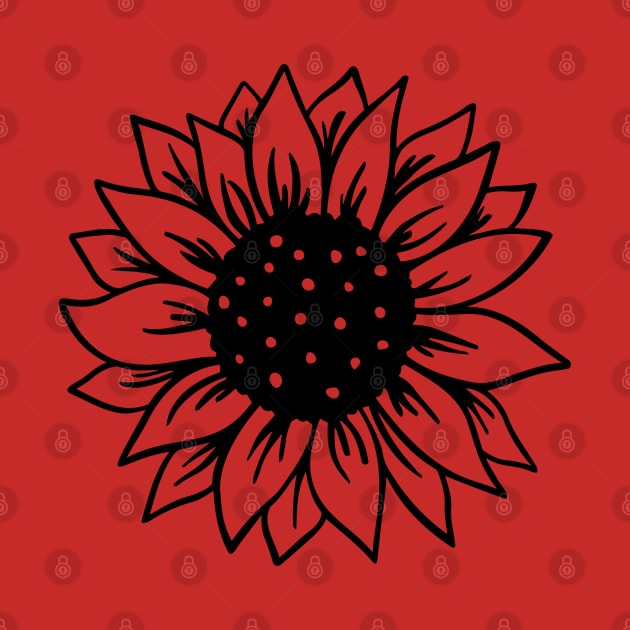 Spread Cheer with our Cute Sunflower by GothicDesigns