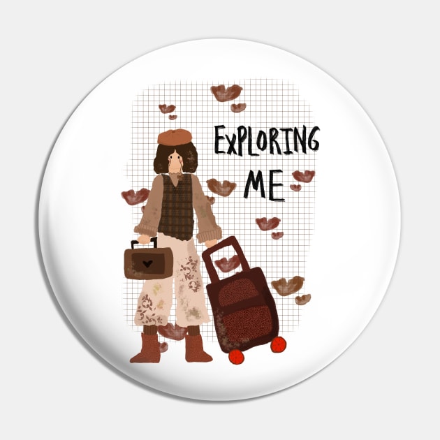 Exploring me Pin by artoftilly