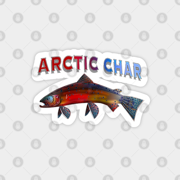 Arctic Char Magnet by MikaelJenei