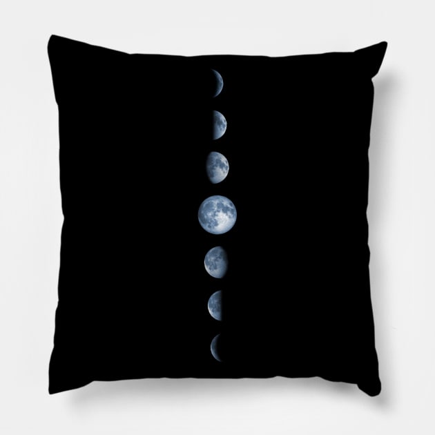 Moon Phases Pillow by tainanian