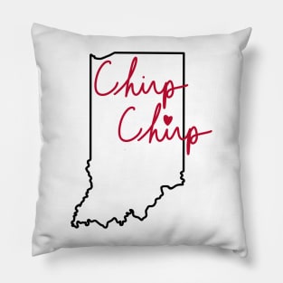 Chirp Chirp Muncie! Pillow