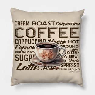 Shiplap Coffee Sign A Pillow