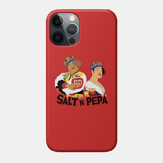 1985 Salt n Pepa simple art - Black - Phone Case